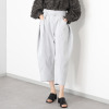 ヒロコ　デシネール ニュースラブデニム 脇タックデザイン ちょこっとモードな バレルシルエットパンツ