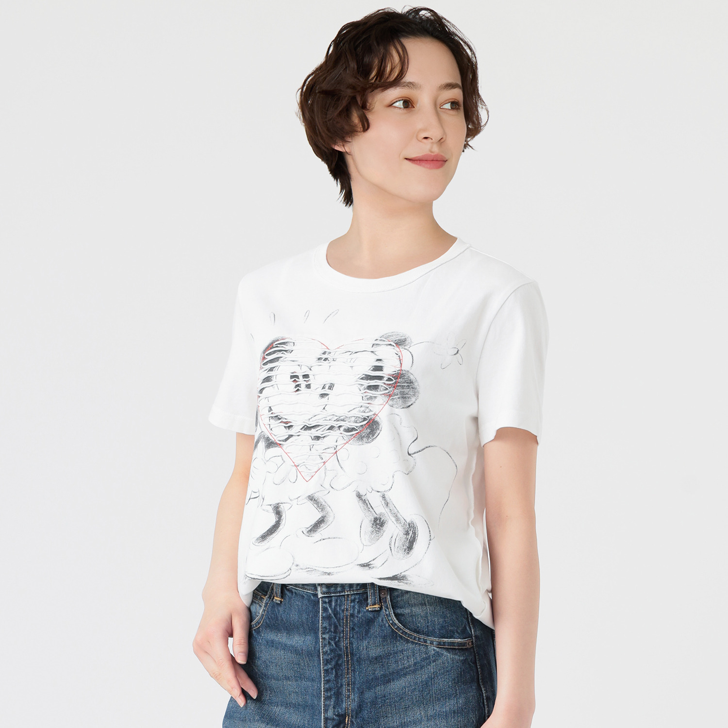 デシグアル ミッキーマウスプリント Ｔシャツ