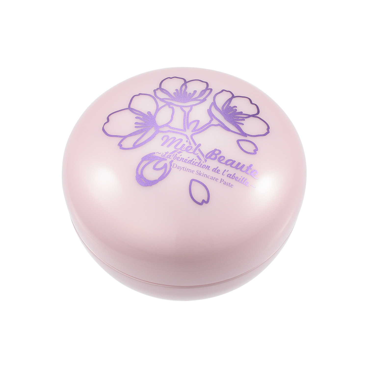 ミエルボーテ 紫桜カラーで透明感 上品なツヤと輝きを演出！ 新デイタイム スキンケアペースト ＜サクラピンク＞ ２．５個分 デビュー特別増量セット