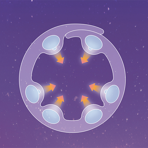 アテックスルルド ６つのエアバッグ搭載 自宅で手軽に ドライヘッドスパ マドロムーン ＡＸ−ＨＸ３４５