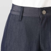 ウノ・ウノ・ドゥーエ 大人の上品カジュアル ステッチアクセント デニム調パンツ