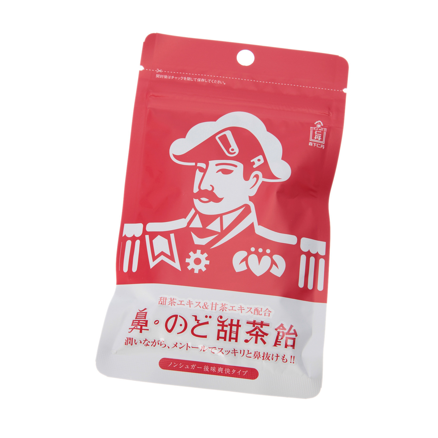 潤いながらすっきり爽快！ 森下仁丹 鼻・のど甜茶飴 １３袋ボリュームセット