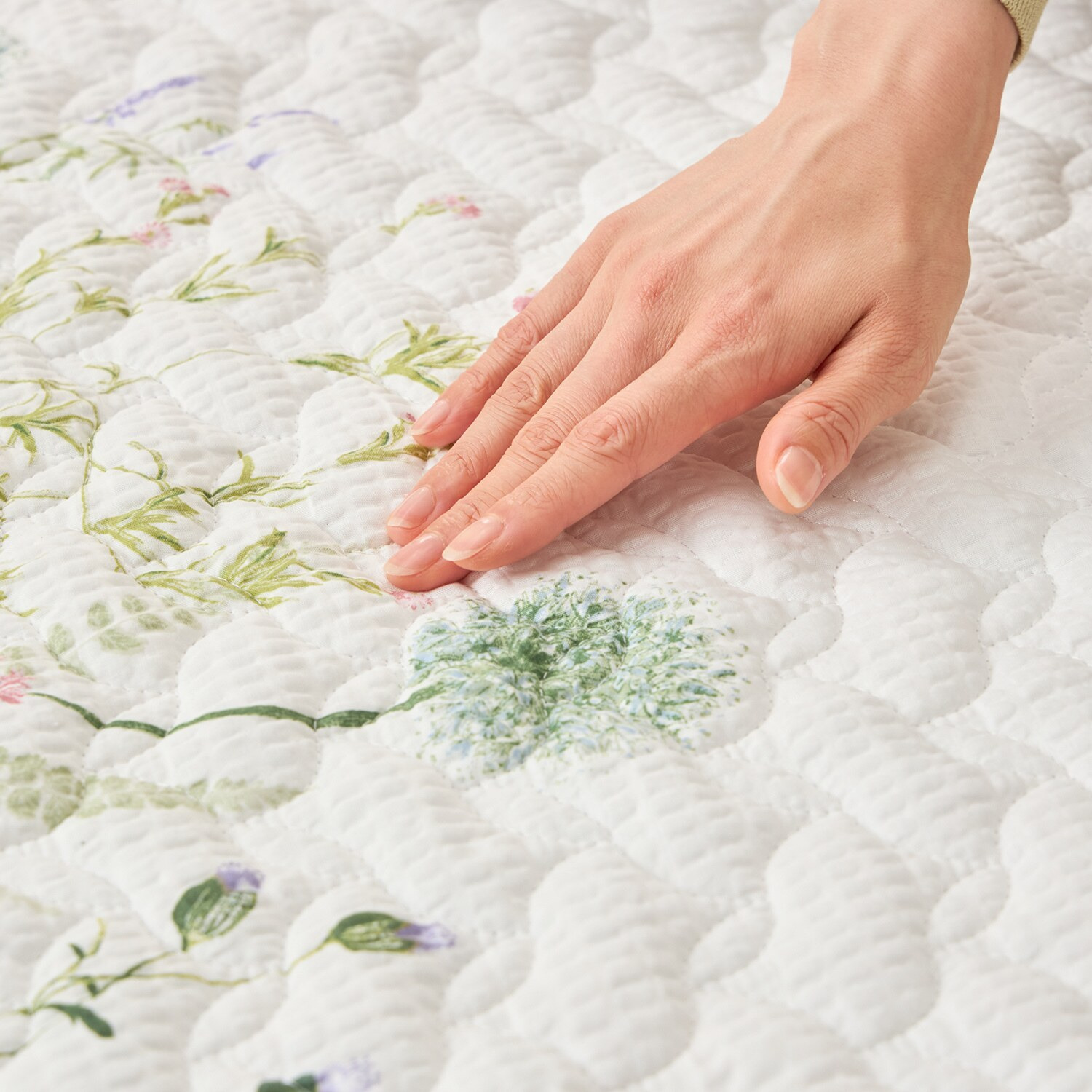 大津毛織 綿混やわらかリップル リバーシブルマルチカバー ＜スペース＞