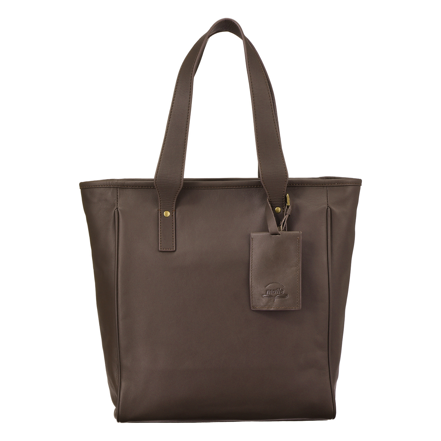 マイレ パスケース付 はっ水ソフトカーフレザー トートバッグ