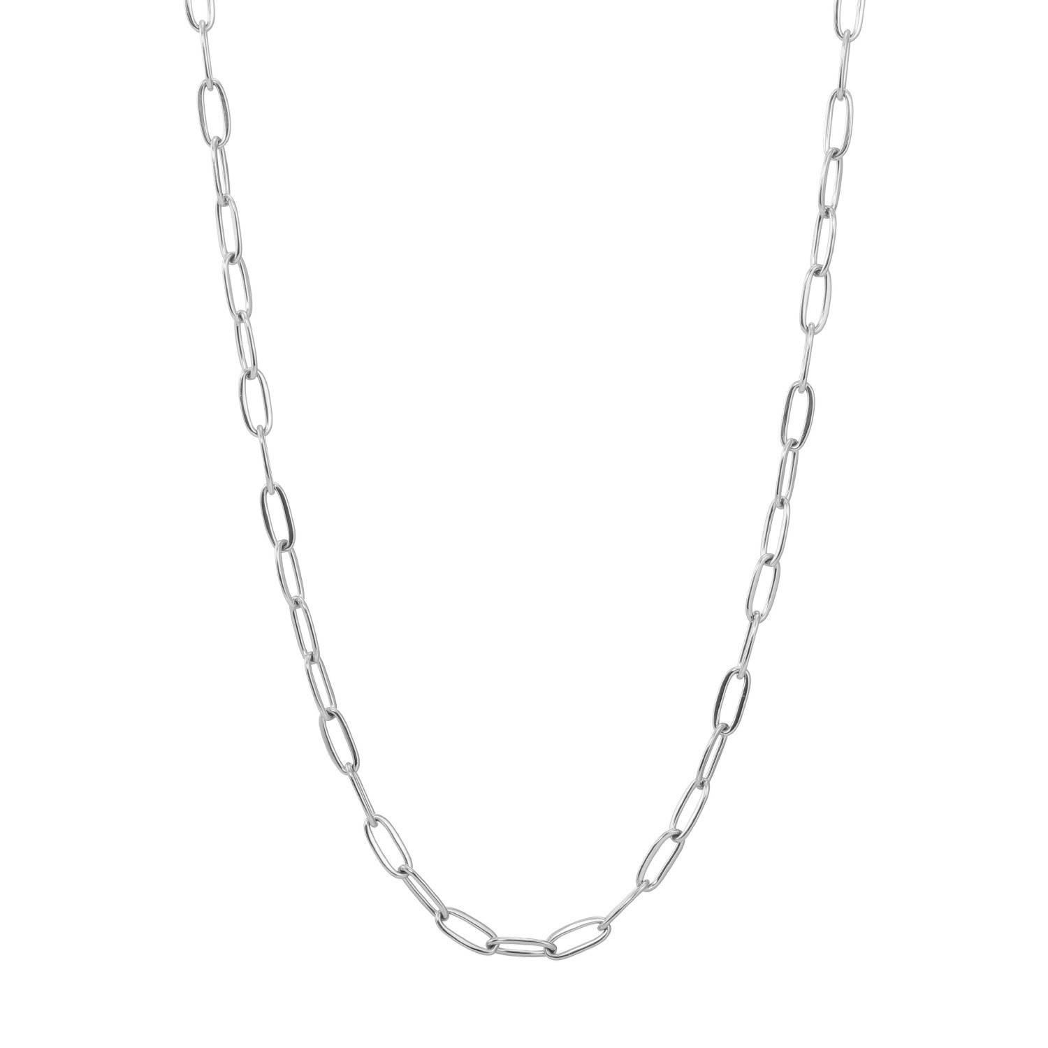 ラフィナリスタ サージカルステンレス クリップチェーン ロングネックレス