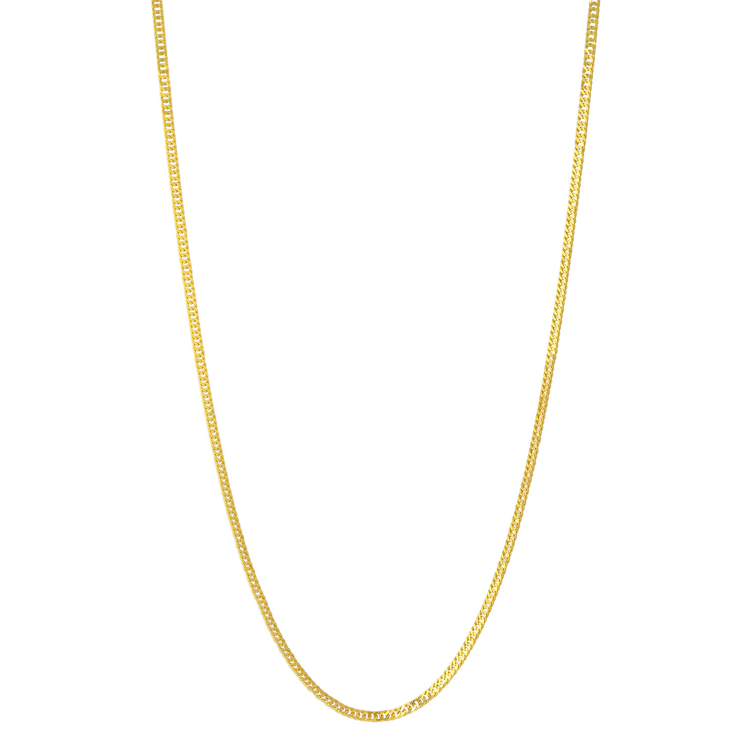 祈平 純金　９．５ｇＵＰ ２面ダブル プレミアムワイド 喜平チェーン ロングネックレス