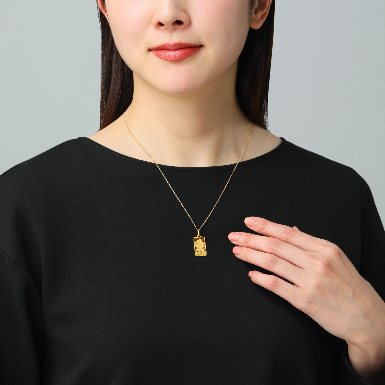 祈平 純金　３．１ｇＵＰ ＰＡＭＰ社製 ゴッホ“ひまわり” インゴット リバーシブル ペンダントトップ