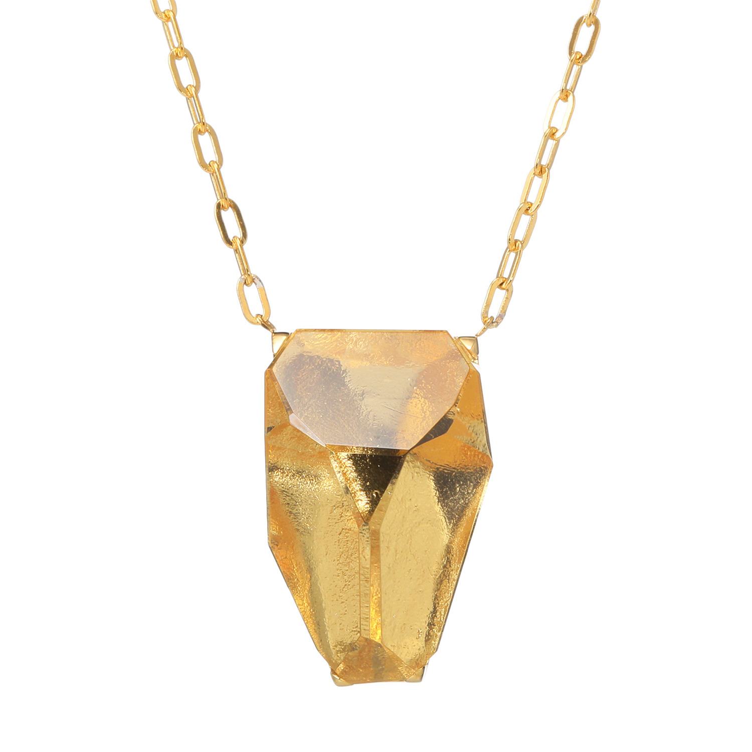 ジュンコ　シマダ シルバー 天然水晶 ネックレス