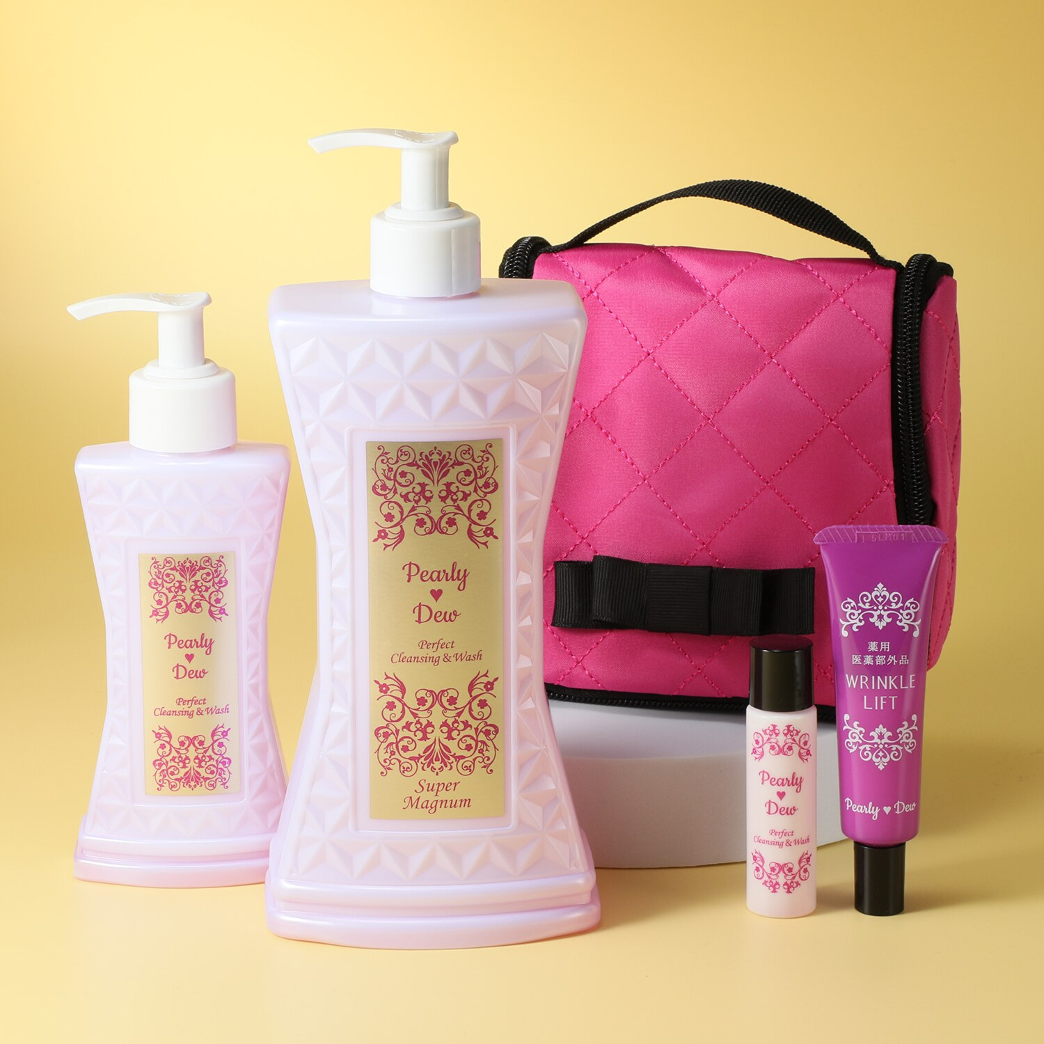 パーリーデュー１９周年 美容成分９９％ ２５４種配合！ 美容液仕立ての贅沢洗顔 パーフェクト クレンジング＆ウォッシュ ４．８本分 大感謝特別セット