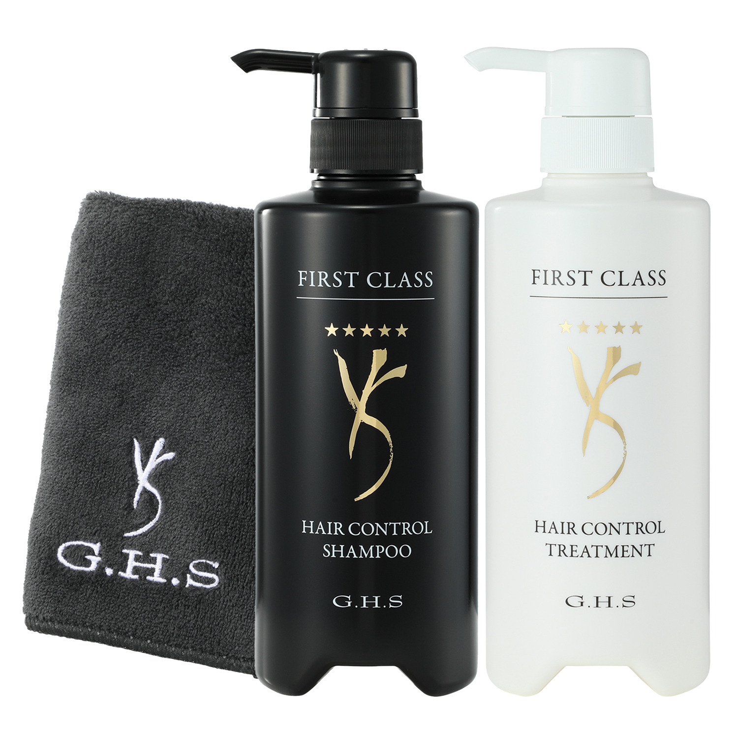 ジーエイチエス 潤いハリツヤ美髪へ導く ファーストクラス ヘアーコントロール シャンプー＆ トリートメント 大容量特別セット