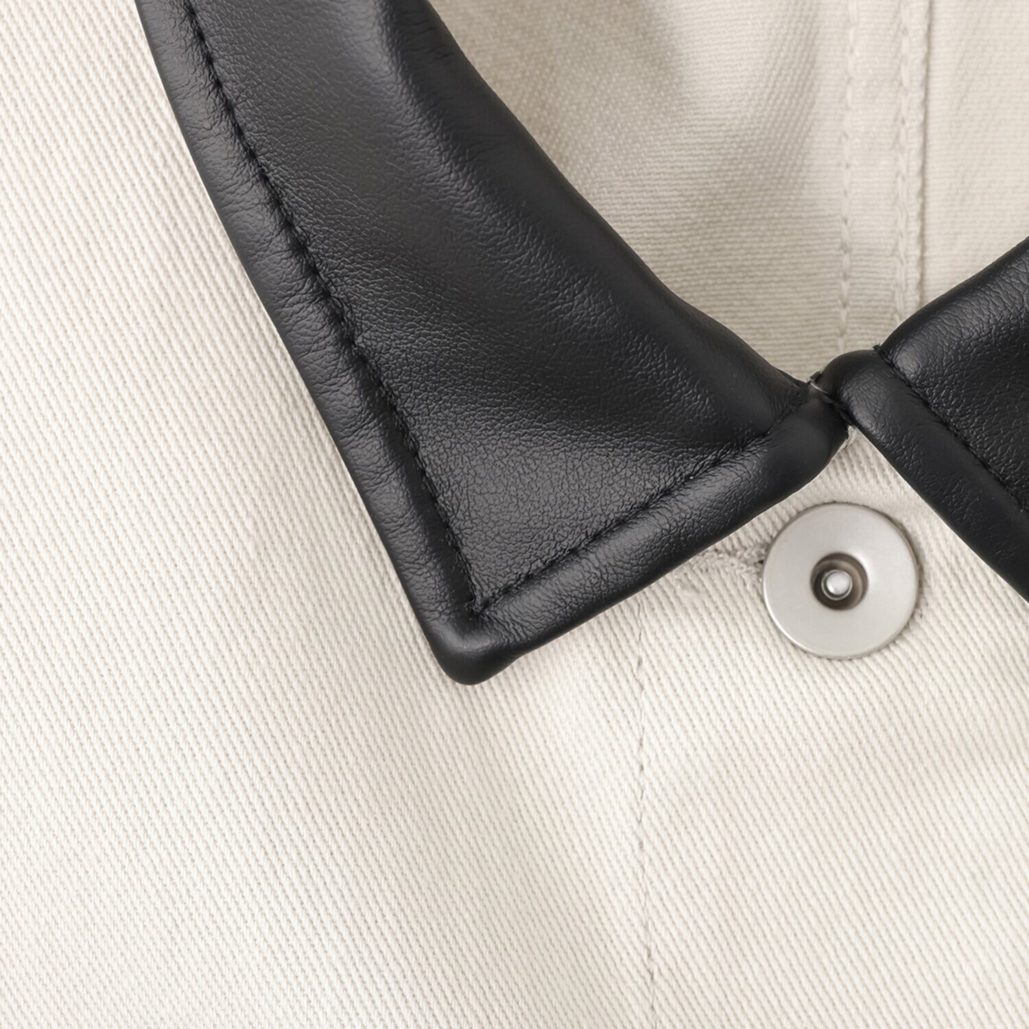 エーエフコンフィ 襟アクセント ライトデニムジャケット