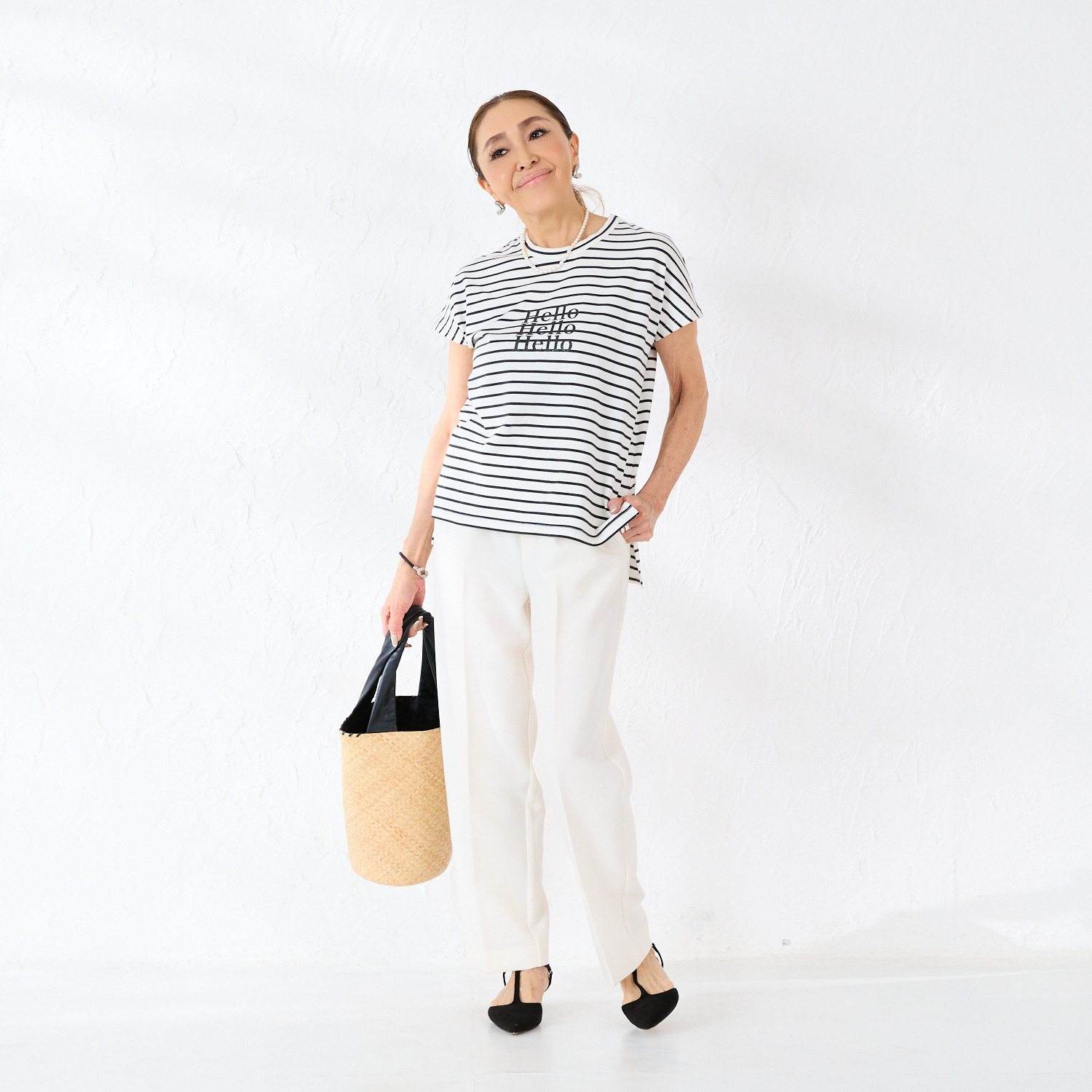 エーエフコンフィ ラグジュアリー ロゴＴシャツ