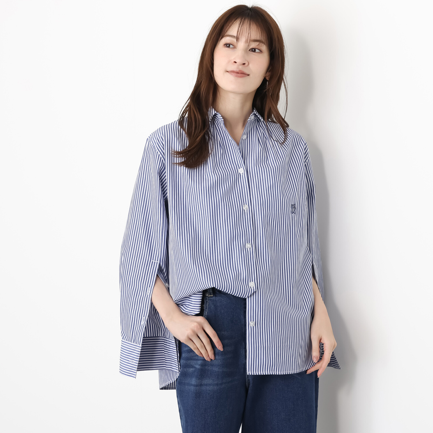 エーエフコンフィ 袖デザイン シャツブラウス