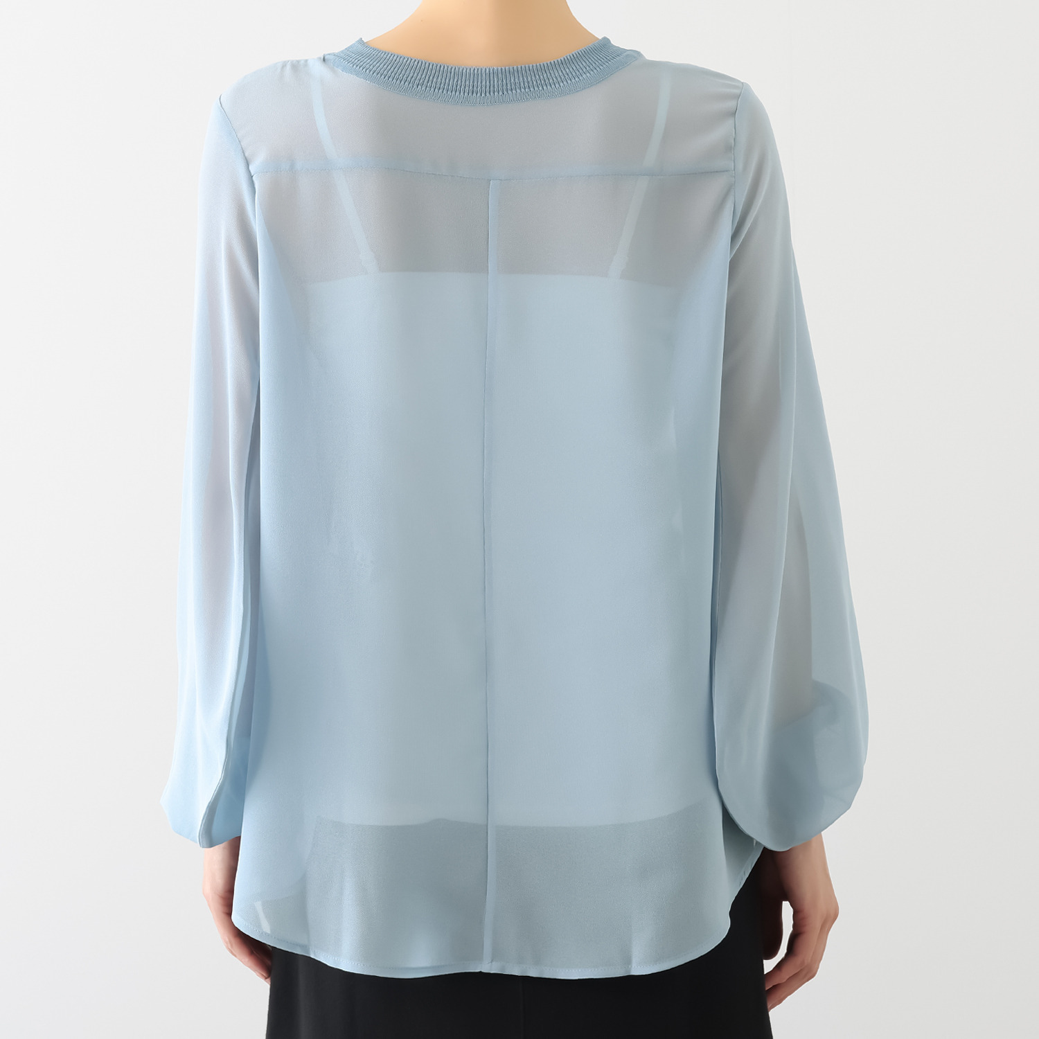 エーエフコンフィ リブアクセント シアープルオーバー