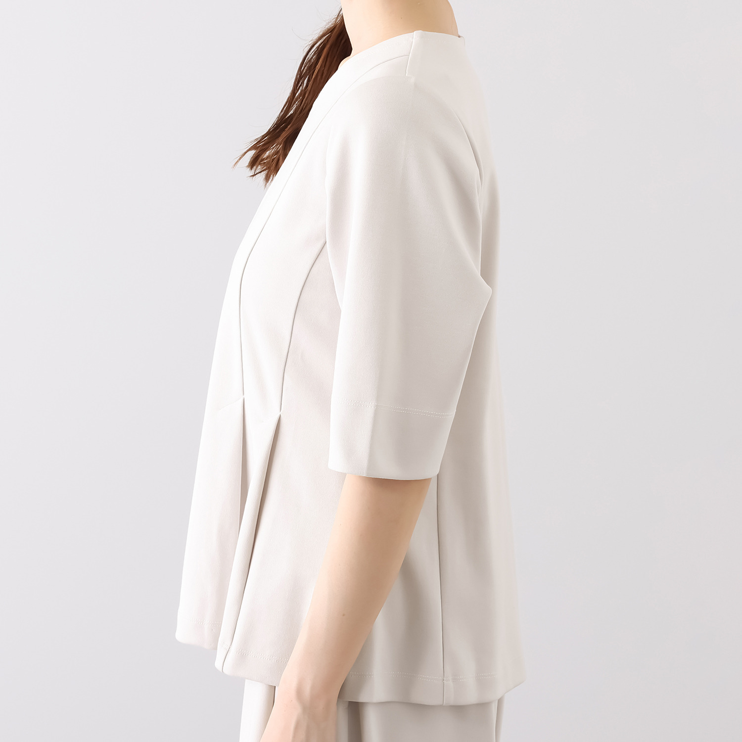 ヤエアジュテ スタイルアップ＆ 着回し抜群！ 大人のブラウスとパンツ ２点セット