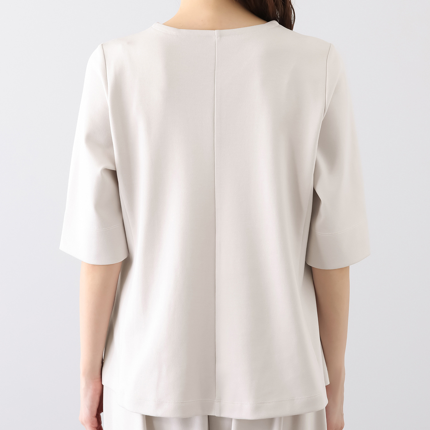 ヤエアジュテ スタイルアップ＆ 着回し抜群！ 大人のブラウスとパンツ ２点セット