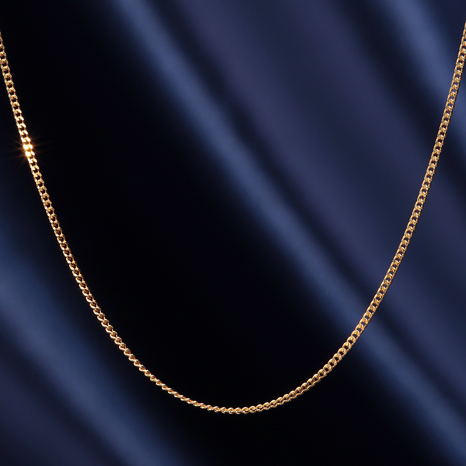 祈平 純金　３．４ｇＵＰ ２面喜平チェーン スライドネックレス 