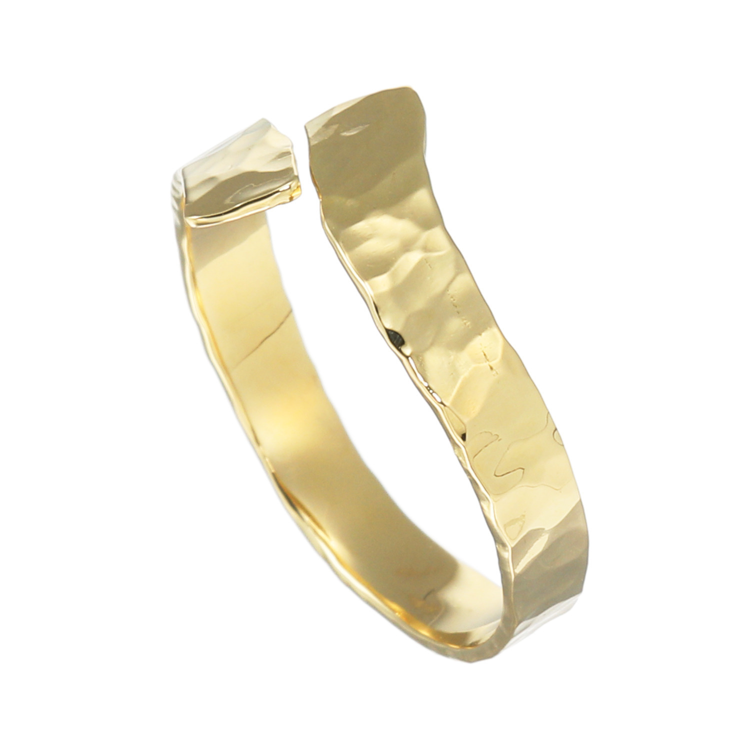 ケーグランツ １８Ｋ 槌目デザイン リング