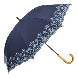 シノワズリーモダン マーブル刺しゅう 晴雨兼用 ショート長日傘