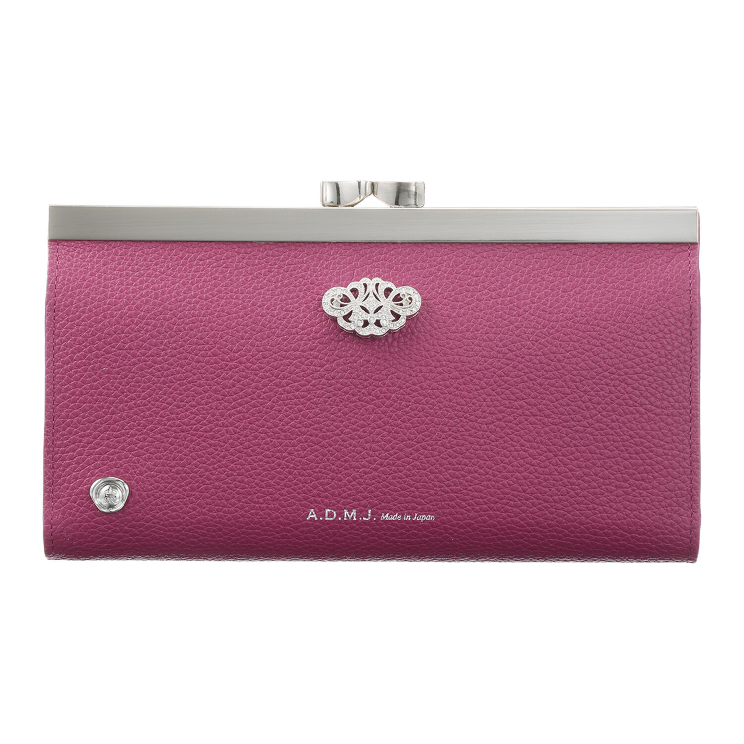 エーディーエムジェイ インポートカーフレザー ショップチャンネル デビュー２０周年記念 アールデコ口金ウォレット