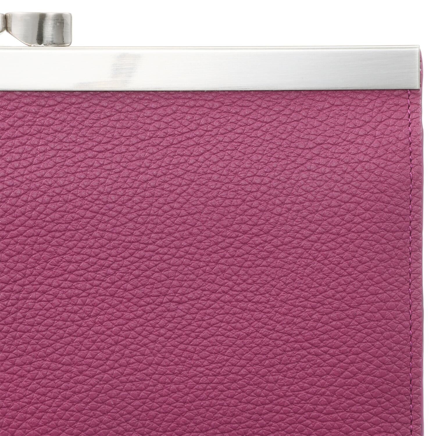 エーディーエムジェイ インポートカーフレザー ショップチャンネル デビュー２０周年記念 アールデコ口金ウォレット