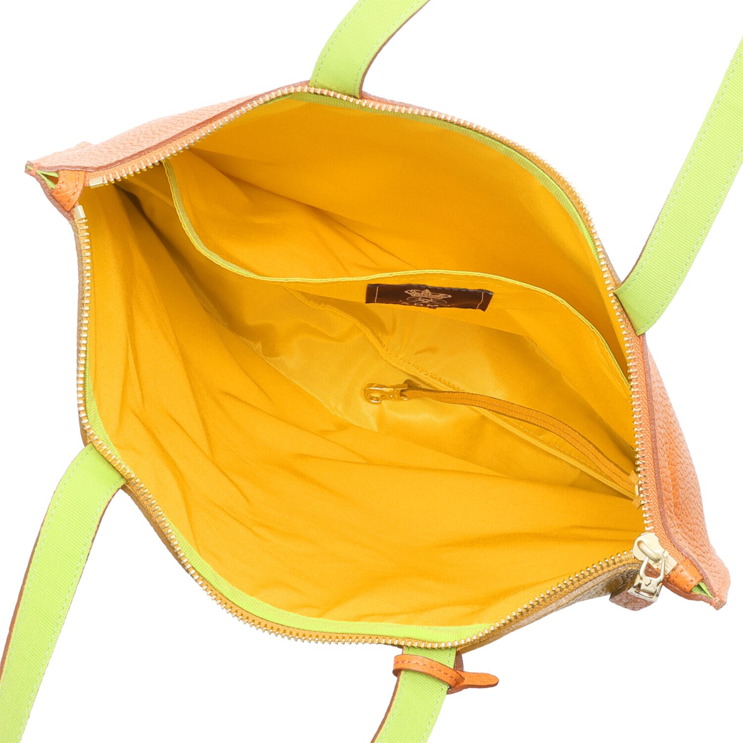 エーディーエムジェイ 牛革シュリンク型押し スリムショルダー トートバッグ ＜セミラージ＞