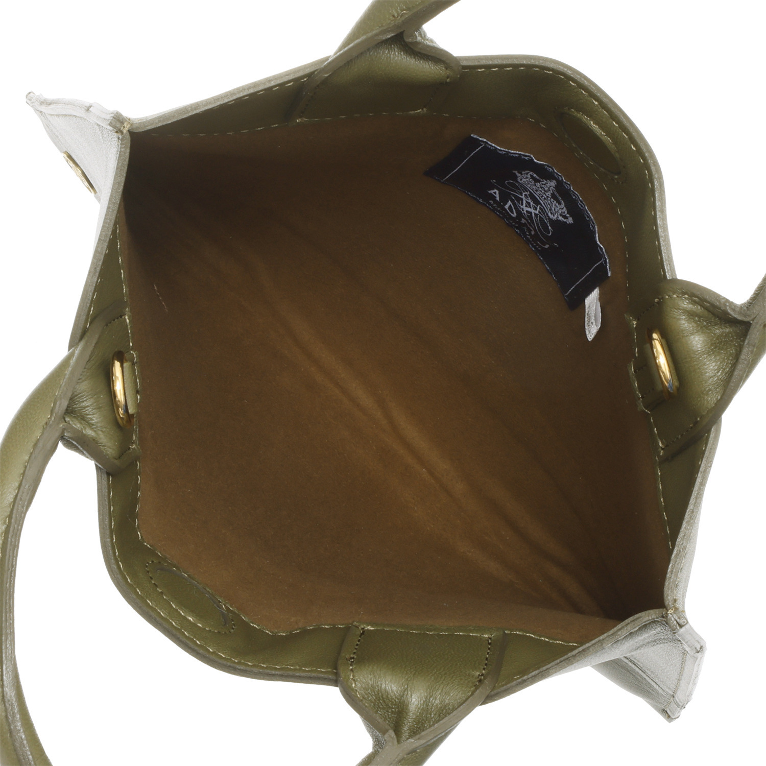 エーディーエムジェイ イタリアンナッパ アールデコモティーフ ミニショルダーバッグ