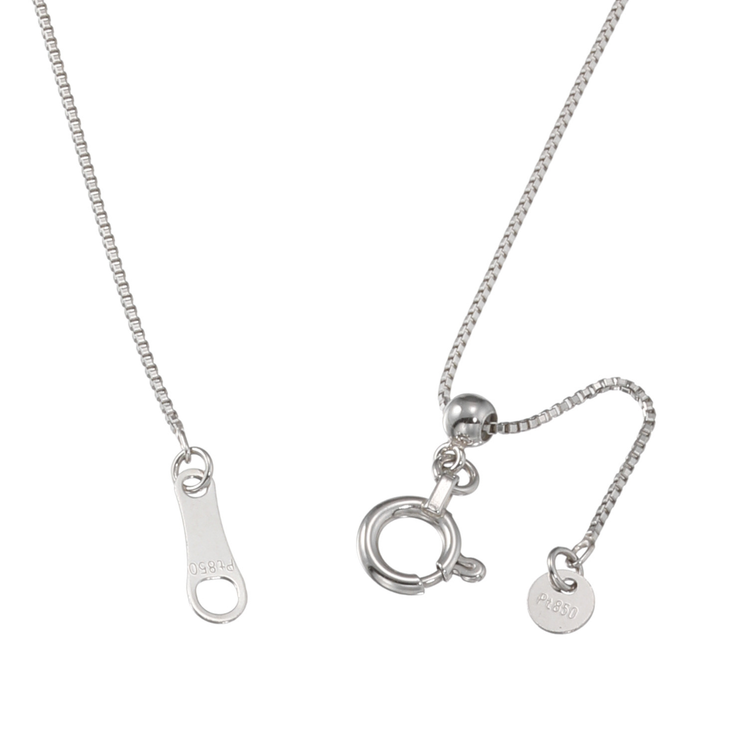 プラチナストーリー 純プラチナ＆ プラチナ８５０ 最高峰Ｄカラー フローレス トリプルエクセレント ダイヤモンドネックレス ＜鑑定書付＞