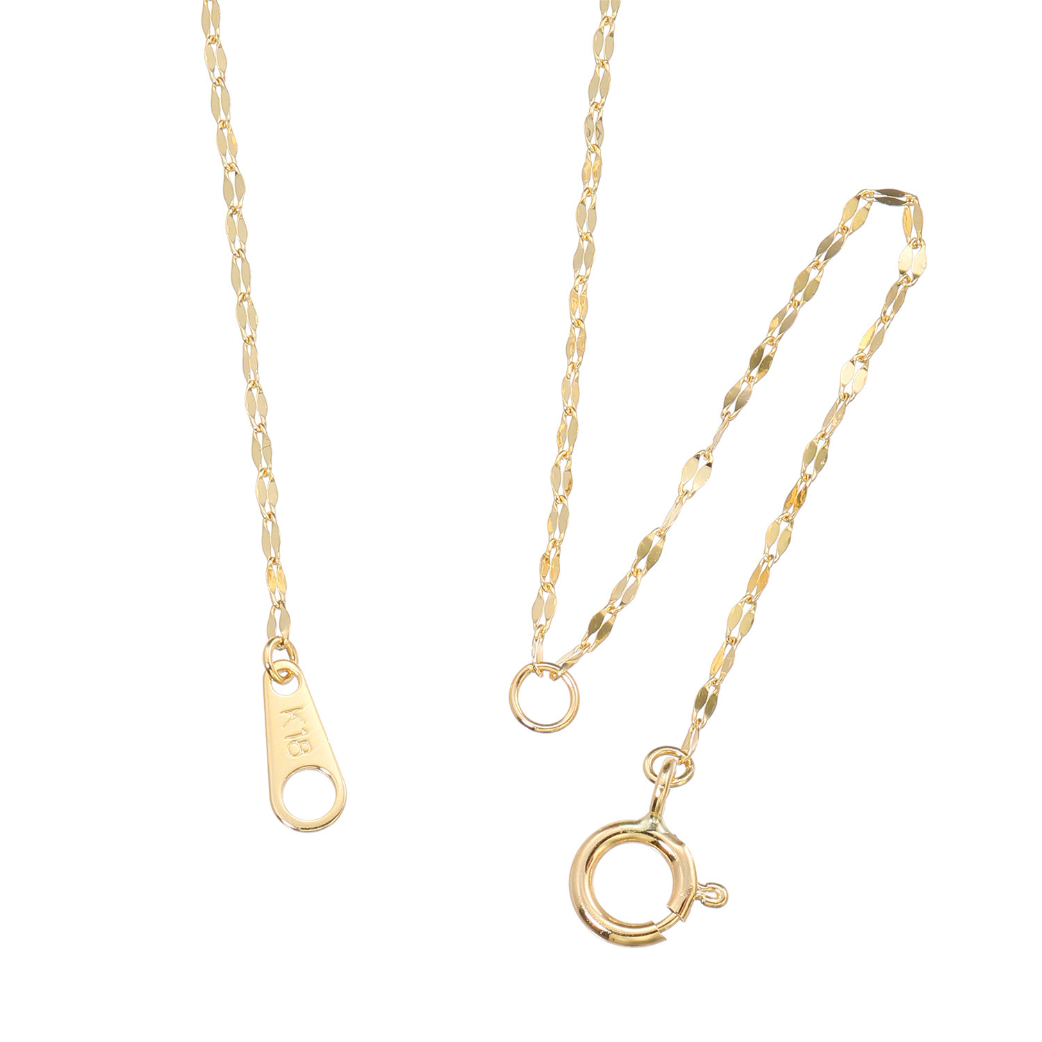 ケーグランツ １８Ｋ ペタルチェーン ネックレス