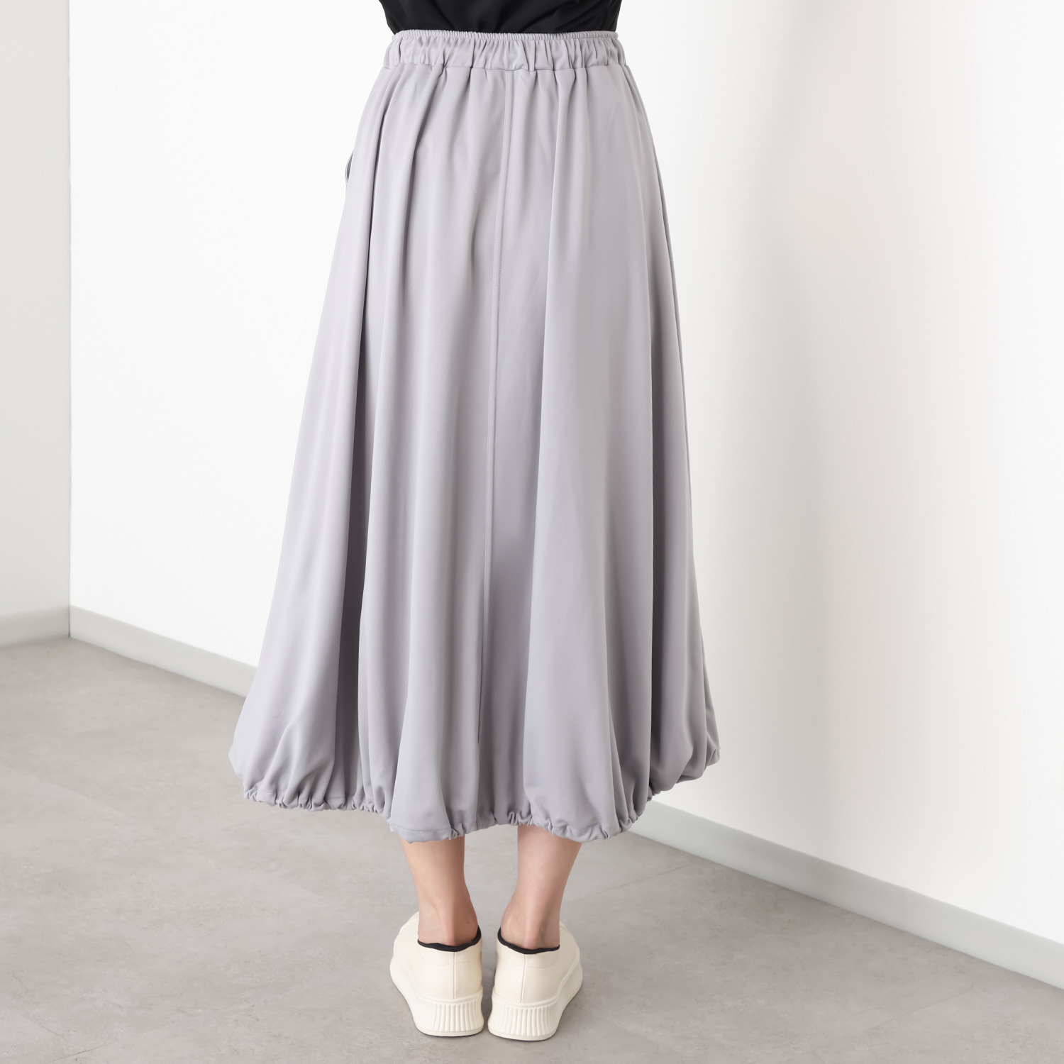イクシーズ バルーンシルエット ロングスカート