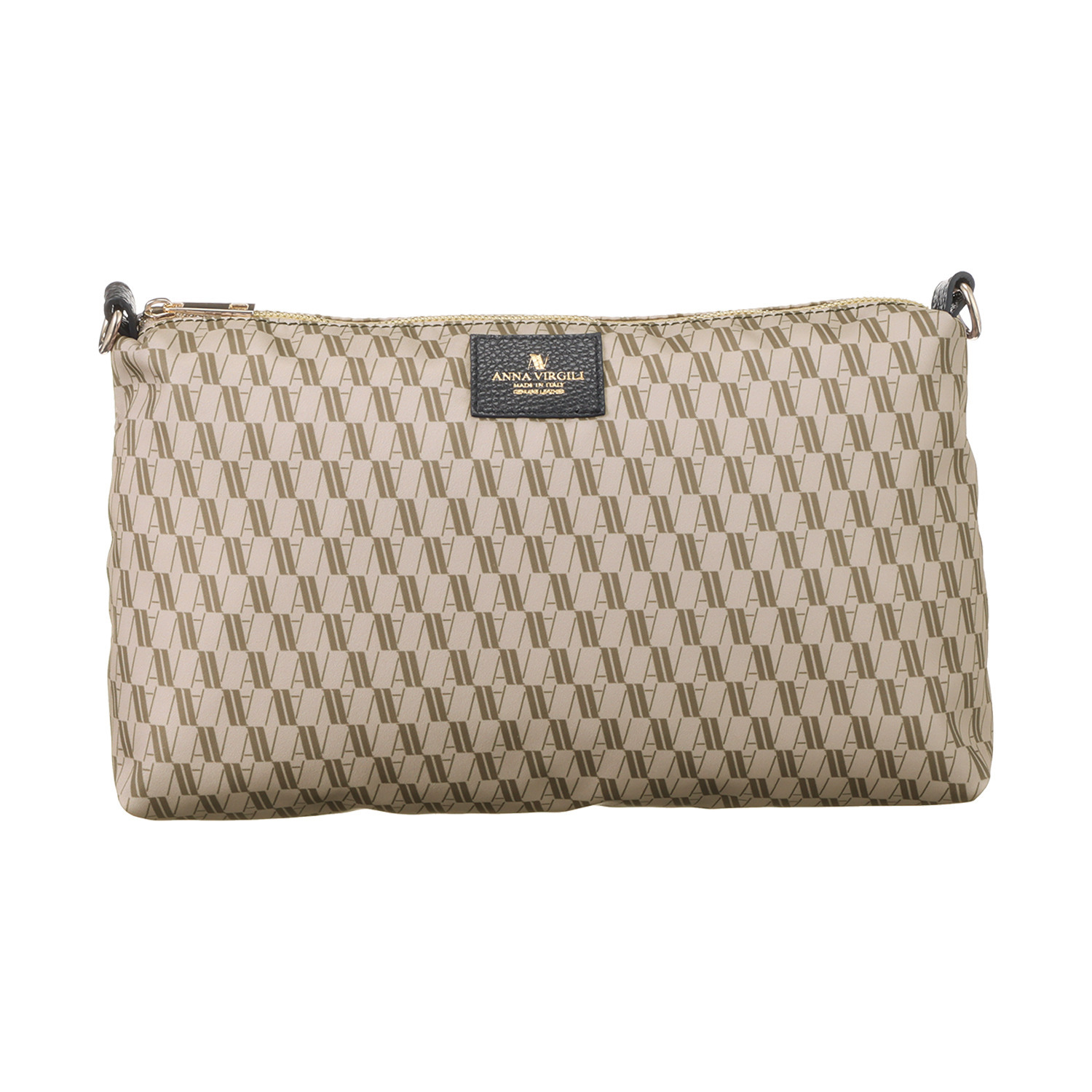 アンナヴィルジリ イタリア製 モノグラムポーチバッグ＆ カーフシュリンク型押し トートバッグ “ジョイア”