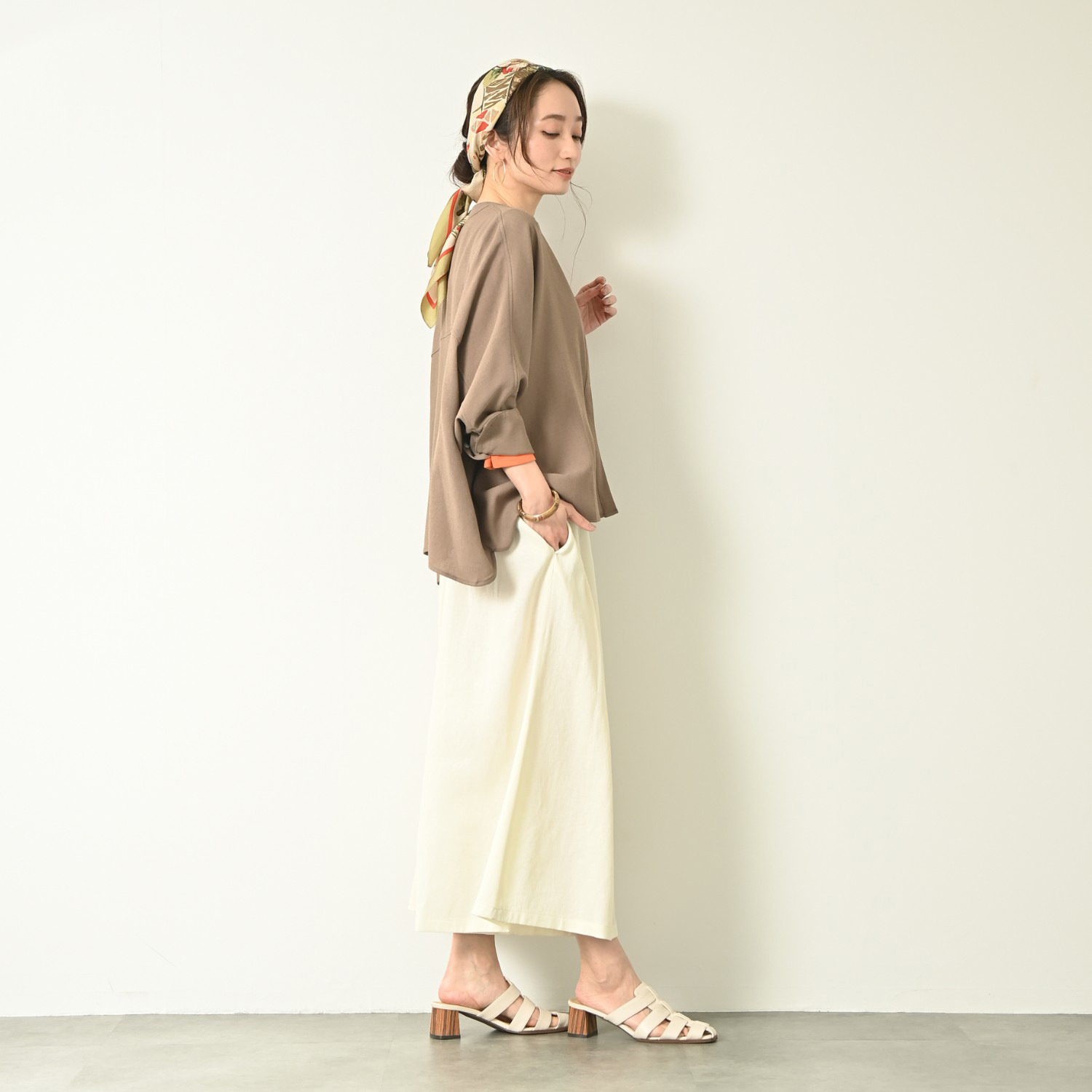 ＢＯＵＮＣＹ　ＢＯＮＤ バーズアイ ハンサムリラックス スタンドネックシャツ