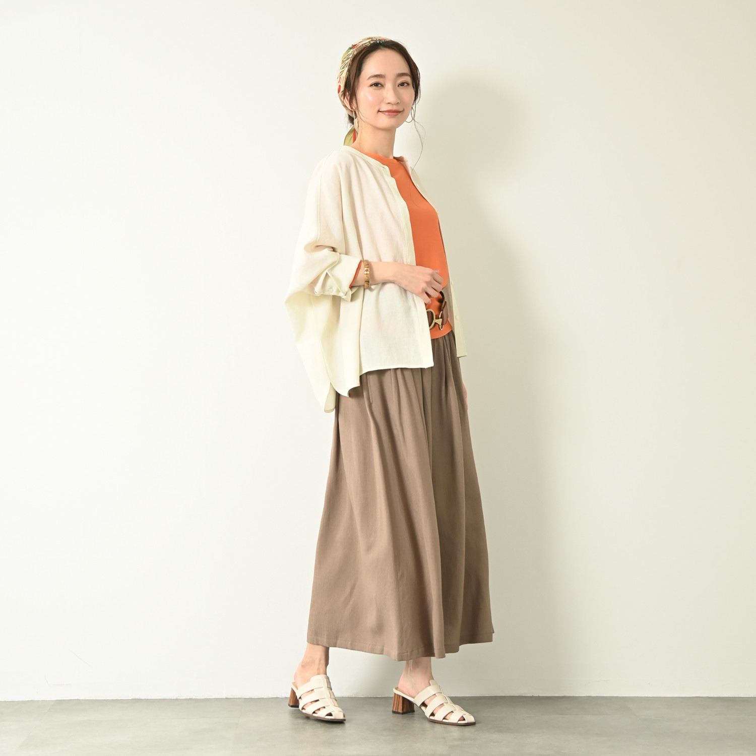 ＢＯＵＮＣＹ　ＢＯＮＤ バーズアイ ハンサムリラックス スタンドネックシャツ