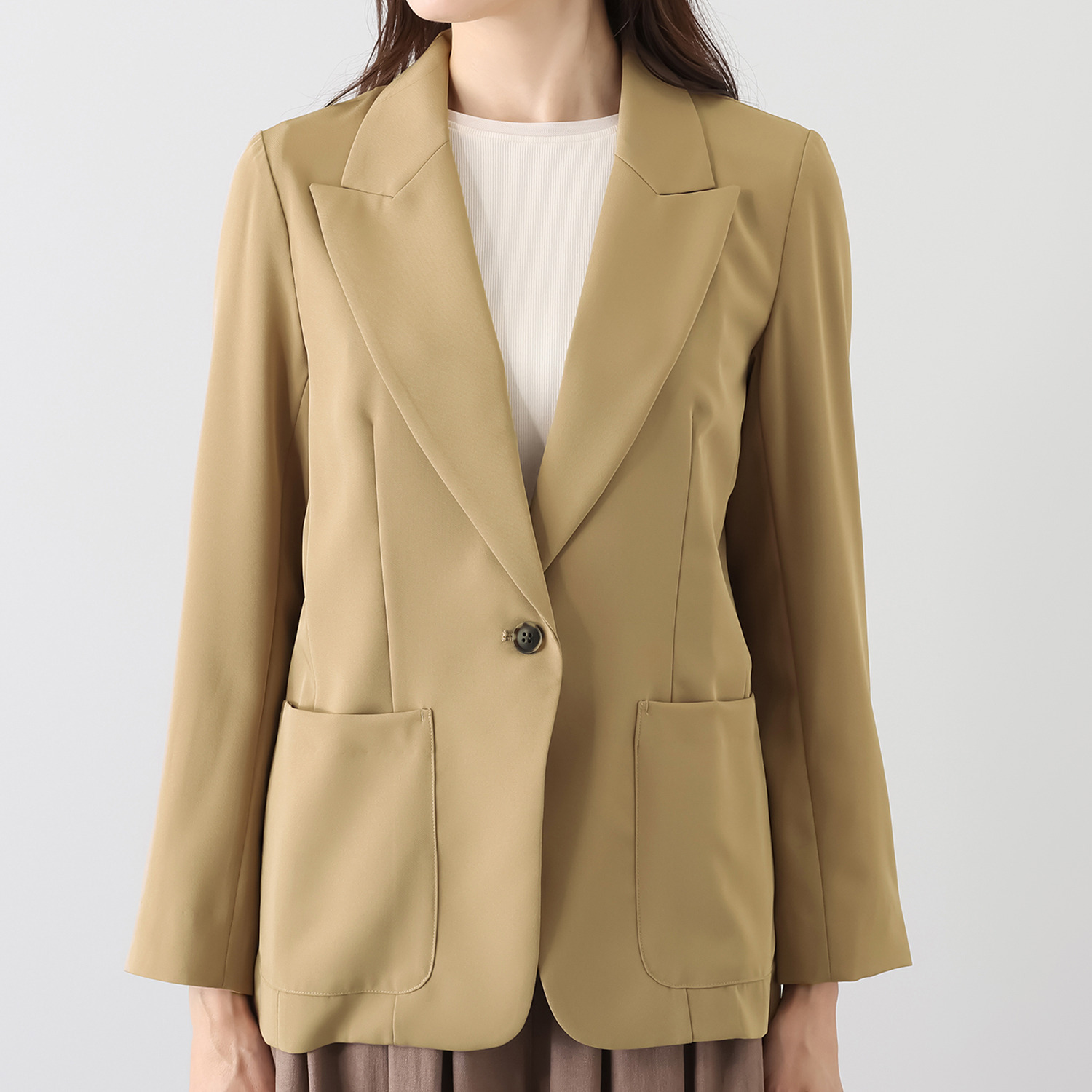 ＢＯＵＮＣＹ　ＢＯＮＤ ダブルツイルストレッチ ハンサムスタイル テーラードジャケット