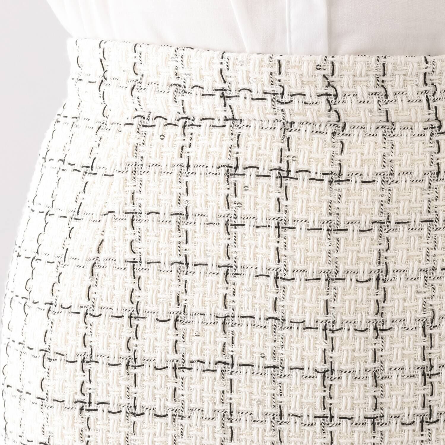 レイメイヤーズ イタリア製生地使用 ファンシーツイード タイトスカート