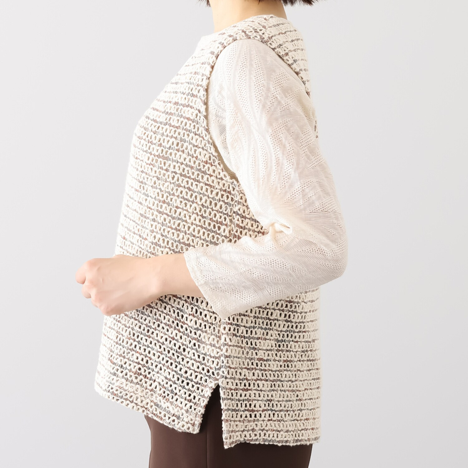 レイメイヤーズ イタリア製生地使用 ファンシーレース ベスト