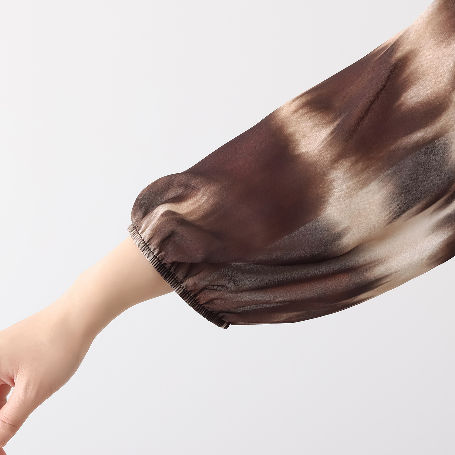 レイメイヤーズ イタリア製 シフォン プリントワンピース