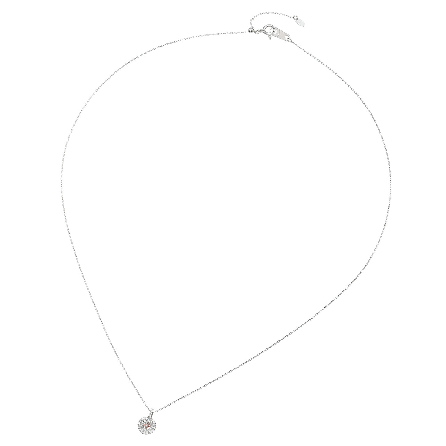 ディーラリエ プラチナ９５０ ピンクダイヤモンド ペンダント