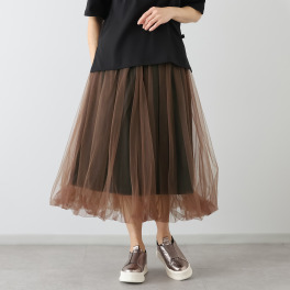 ミニマライズプラス 軽やかに、颯爽と チュール バルーンスカート