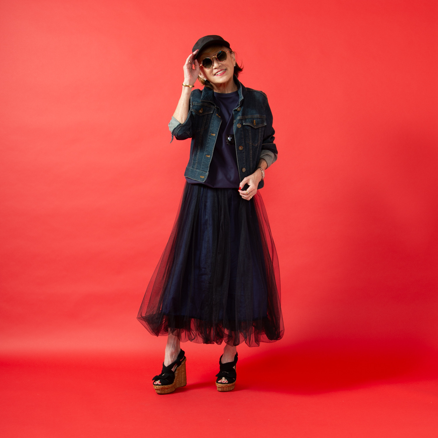 ミニマライズプラス 軽やかに、颯爽と チュール バルーンスカート