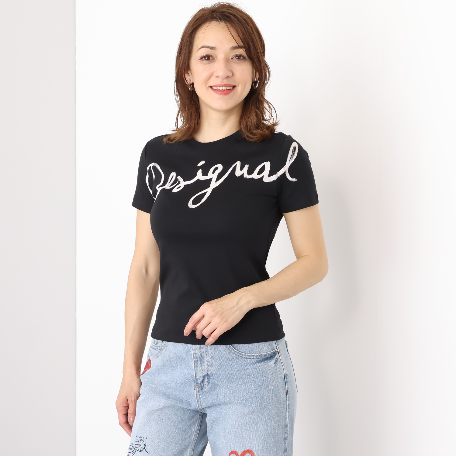 デシグアル ロゴアートプリント Ｔシャツ