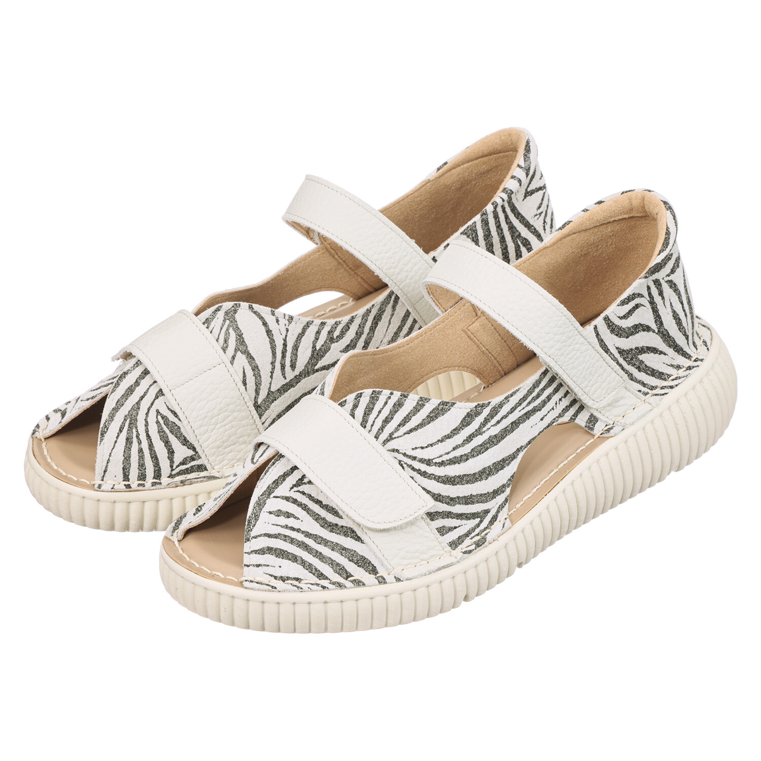 ＪＳハートレーベル 純日本製 やわらか姫路レザー 甲を自在に調整できる コンフォートサンダル