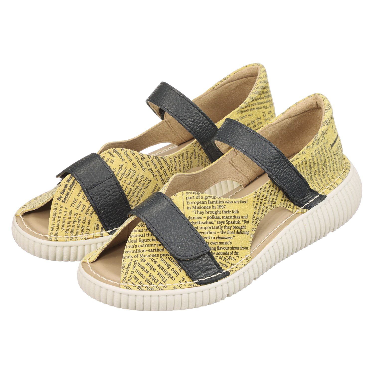 ＪＳハートレーベル 純日本製 やわらか姫路レザー 甲を自在に調整できる コンフォートサンダル