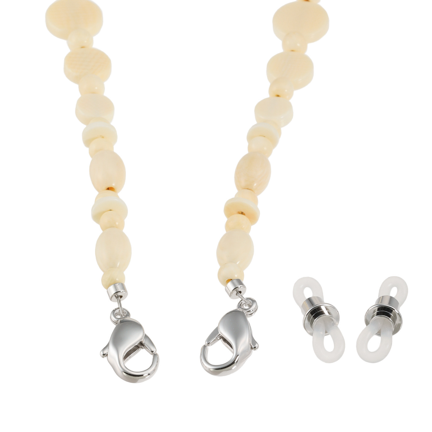 上方象牙 象牙 コインパーツ ロングネックレス兼 グラスホルダー