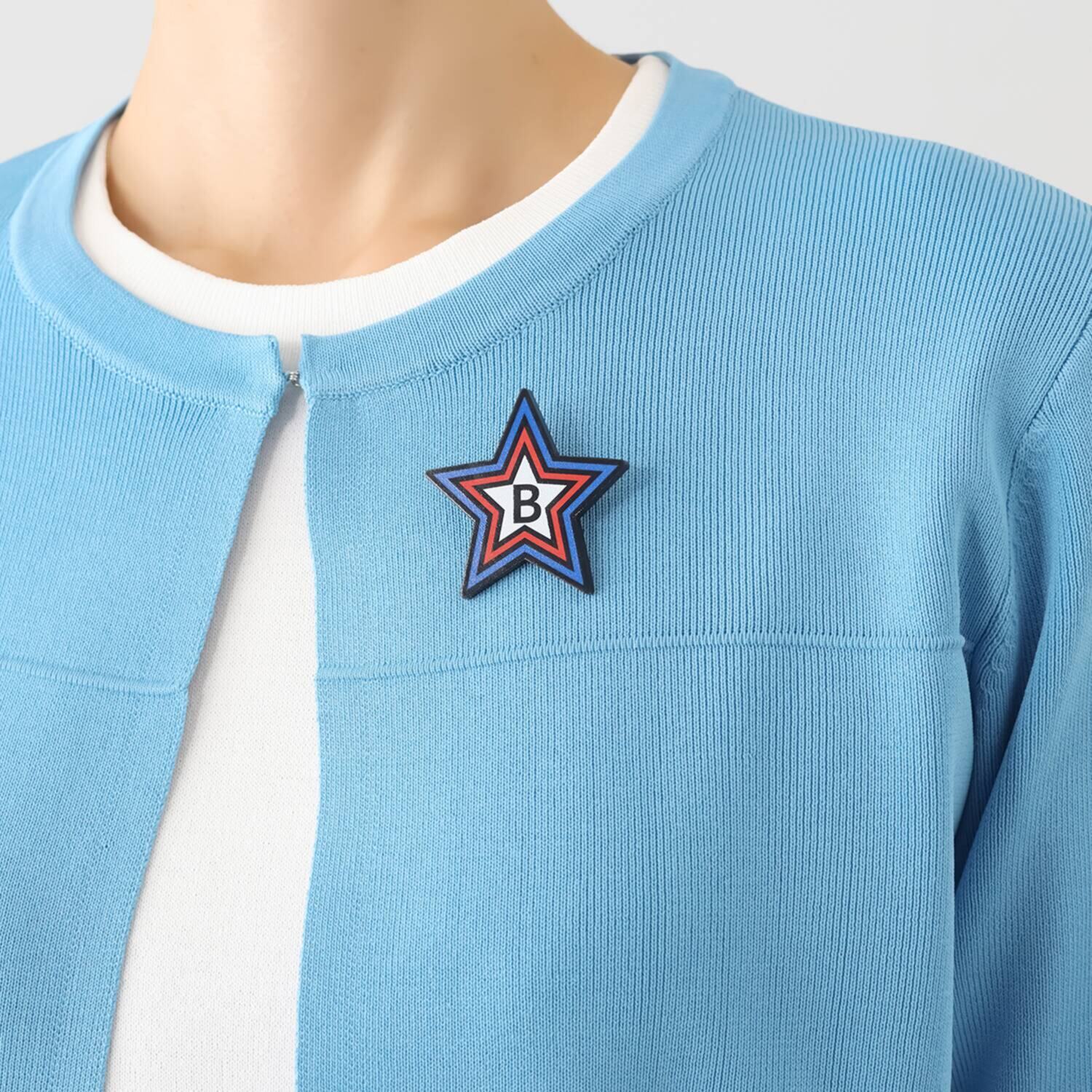 ブルーコレクション 万能なパートナー 星で遊ぶ きちんと見え カーディジャケット