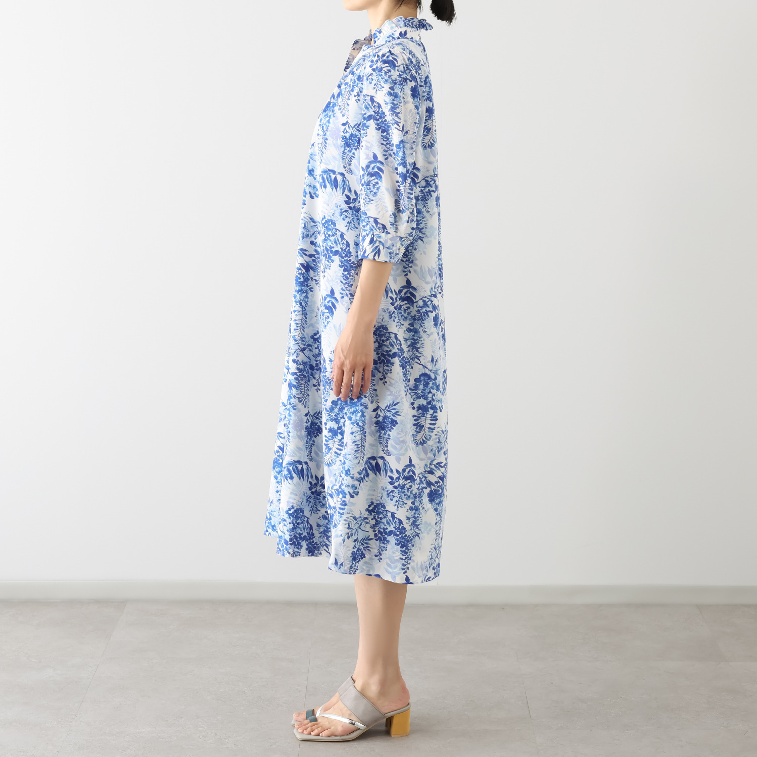 ブルーコレクション 一枚でパッと決まる！ プリントワンピース