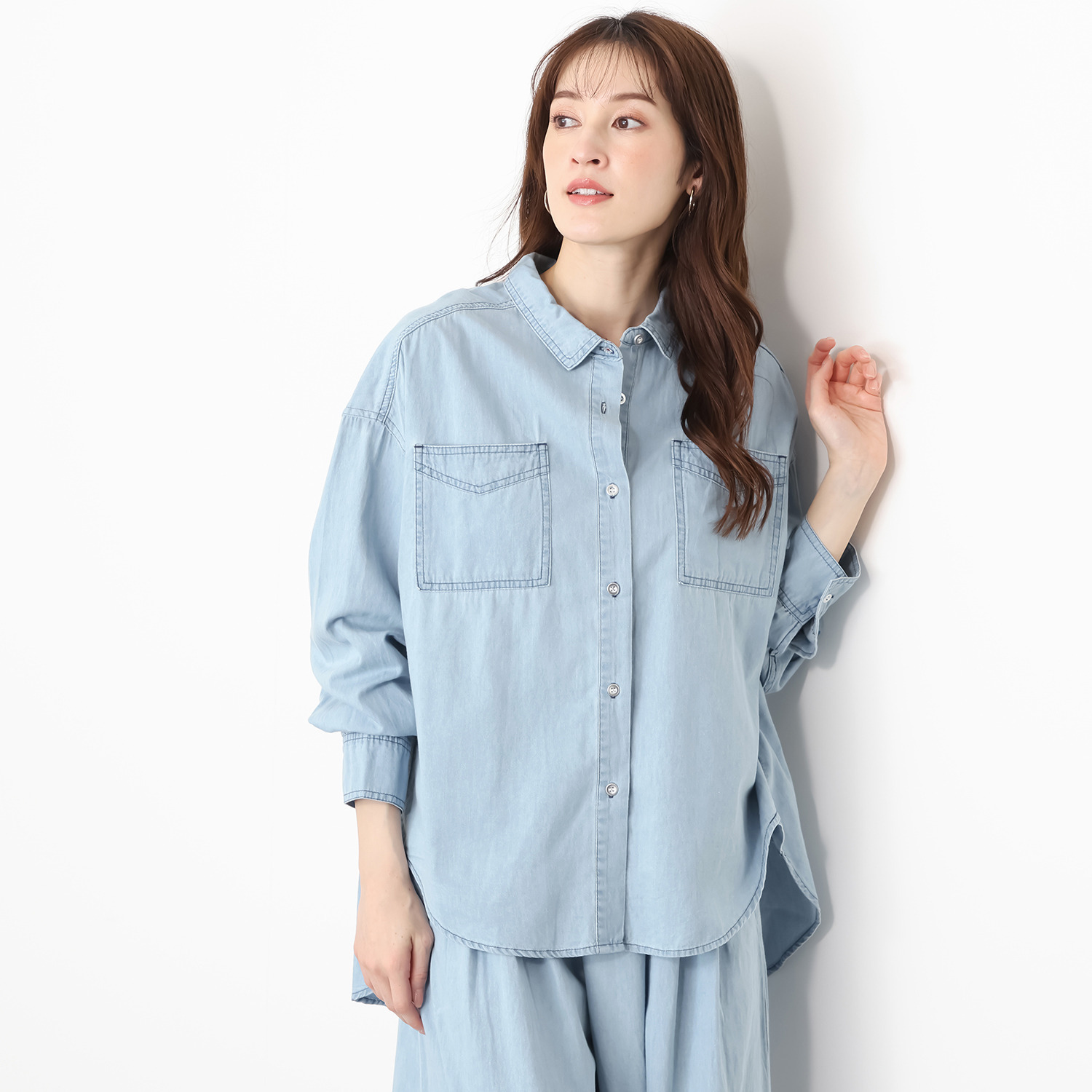 エムエムオー ４．５オンスデニム オーバーサイズシャツ