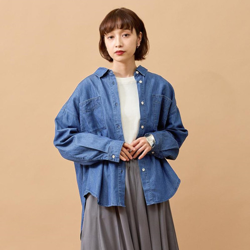 エムエムオー ４．５オンスデニム オーバーサイズシャツ