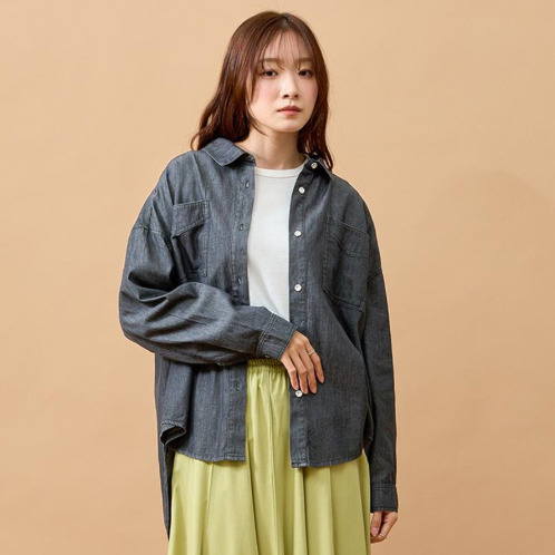 エムエムオー ４．５オンスデニム オーバーサイズシャツ