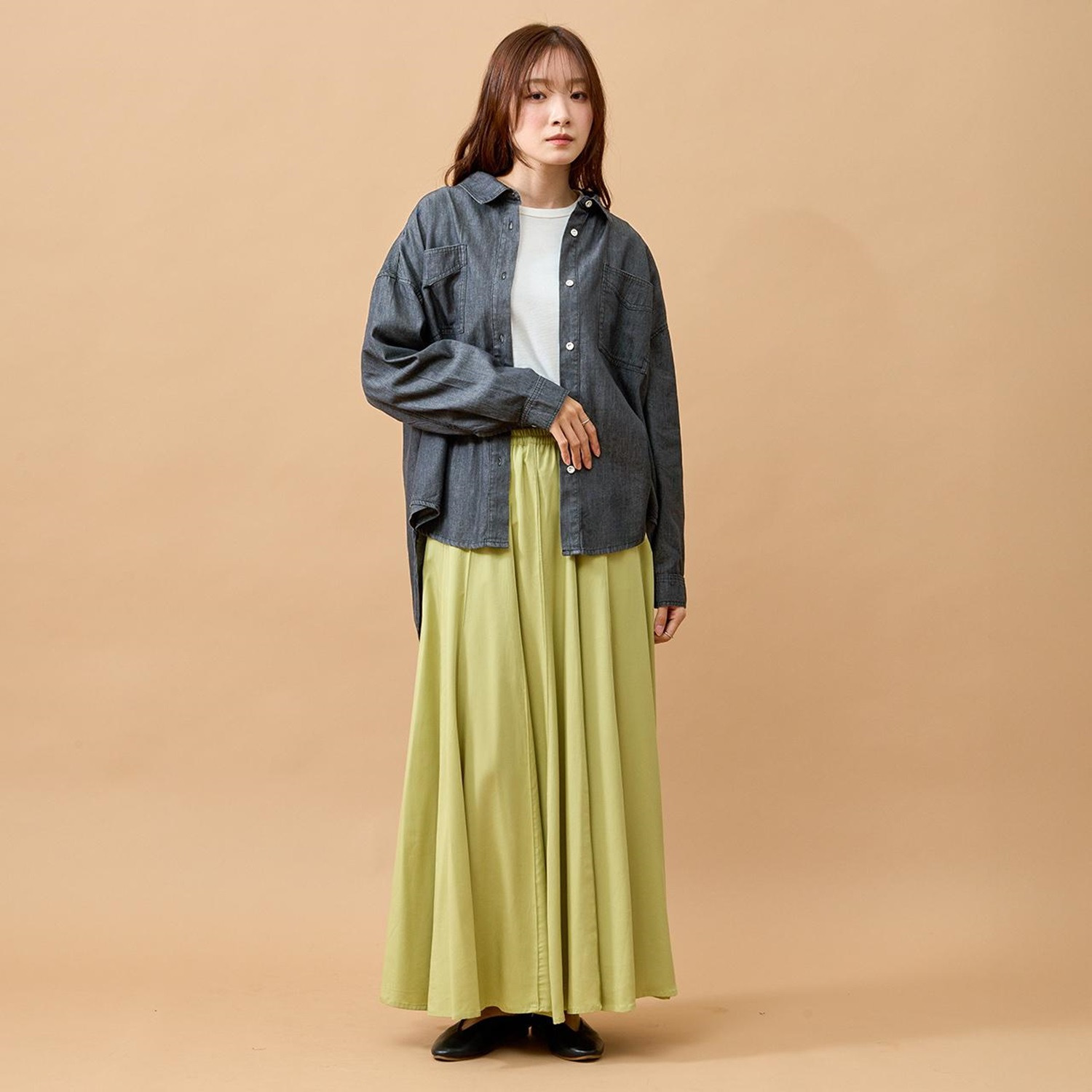 エムエムオー ４．５オンスデニム オーバーサイズシャツ